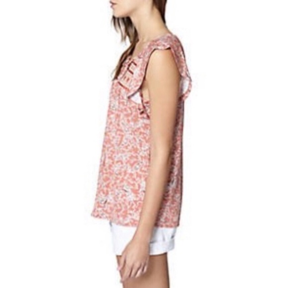 Sanctuary Wild Bell Top - Boho - Crochet - Tassels - Pink Floral - SMALL NWT - Picture 2 of 10